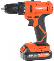Дрель-шуруповерт Patriot BR 187UES (с 2-мя АКБ, кейс)