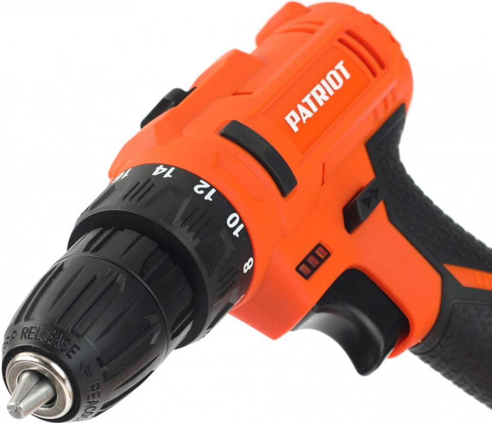 Дрель-шуруповерт Patriot BR 187UES (с 2-мя АКБ, кейс) Дрель-шуруповерт Patriot BR 187UES (с 2-мя АКБ, кейс)