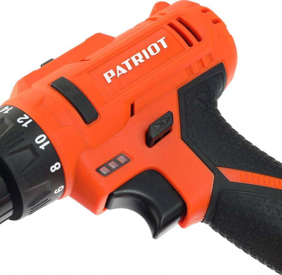 Дрель-шуруповерт Patriot BR 187UES (с 2-мя АКБ, кейс) Дрель-шуруповерт Patriot BR 187UES (с 2-мя АКБ, кейс)