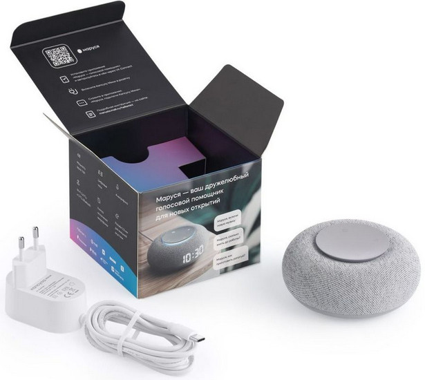 Умная колонка VK Капсула Мини (серый) Умная колонка VK Капсула Мини (серый)