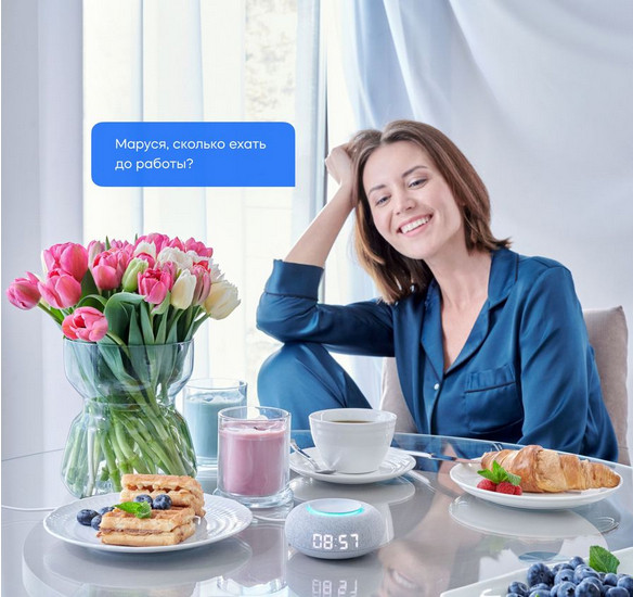 Умная колонка VK Капсула Мини (серый) Умная колонка VK Капсула Мини (серый)