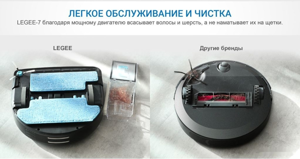 Робот-пылесос Hobot Legee-7 Робот-пылесос Hobot Legee-7