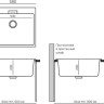 Кухонная мойка Polygran Tolero 580 (серый) Кухонная мойка Polygran Tolero 580 (серый)