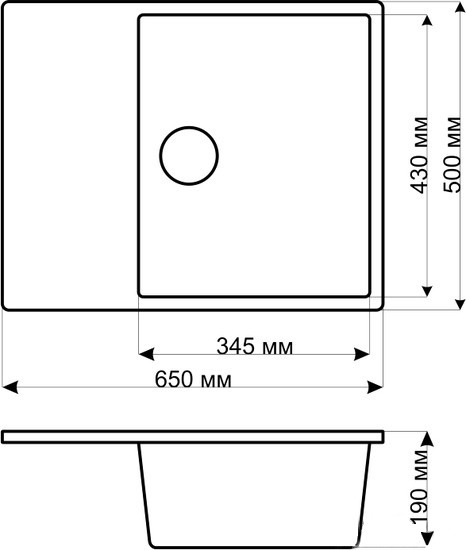 Кухонная мойка Gerhans B22 (Black) Кухонная мойка Gerhans B22 (Black)