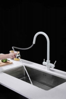 Смеситель Paulmark Lange La214212-431 (белый матовый)