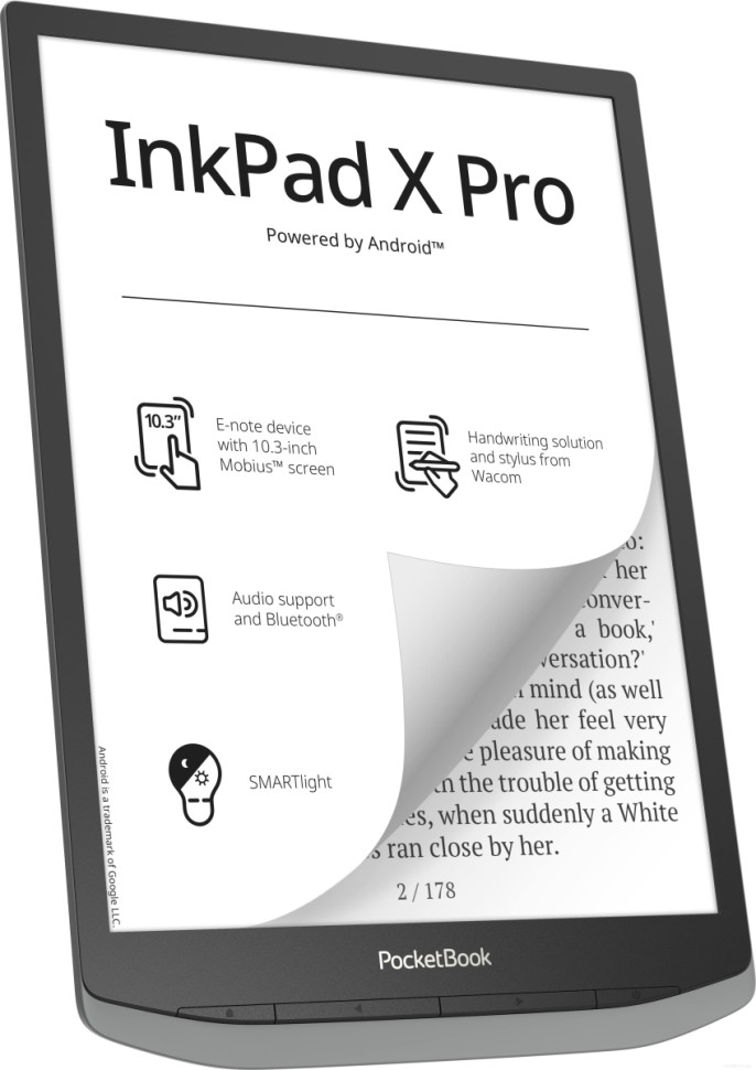 Электронная книга PocketBook InkPad X Pro (серый)