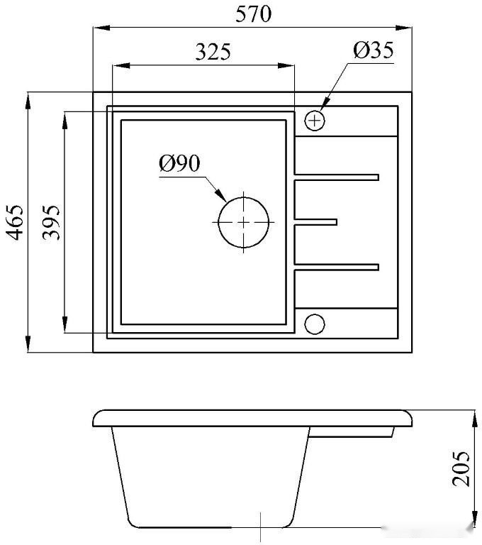 Кухонная мойка БелЭворс Mila L + смеситель W4998-4 (бежевый) Кухонная мойка БелЭворс Mila L + смеситель W4998-4 (бежевый)