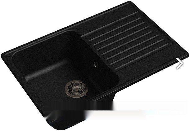 Кухонная мойка GranFest QUARZ Z-78 (черный)