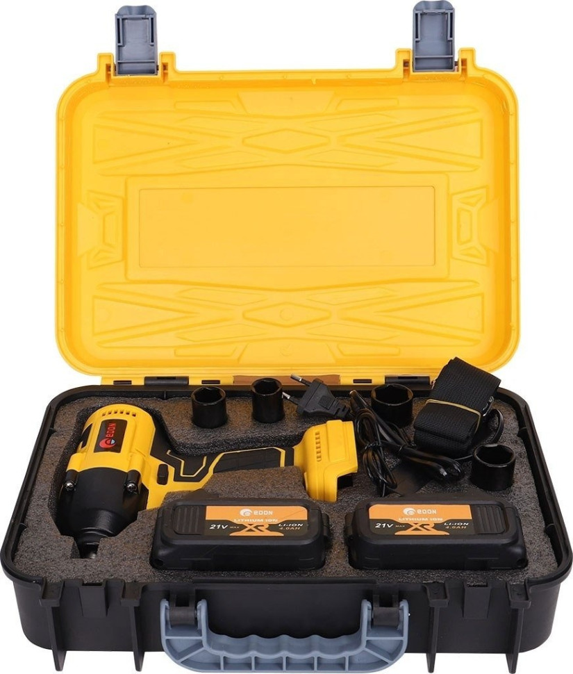 Гайковерт Edon Protech AW-21/600BL (с 2-мя АКБ, кейс) Гайковерт Edon Protech AW-21/600BL (с 2-мя АКБ, кейс)