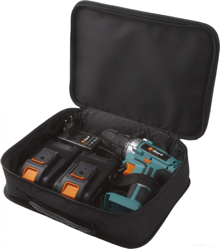 Дрель-шуруповерт BORT BAB-24UX2LI-FDK (с 2-мя АКБ) Дрель-шуруповерт BORT BAB-24UX2LI-FDK (с 2-мя АКБ)