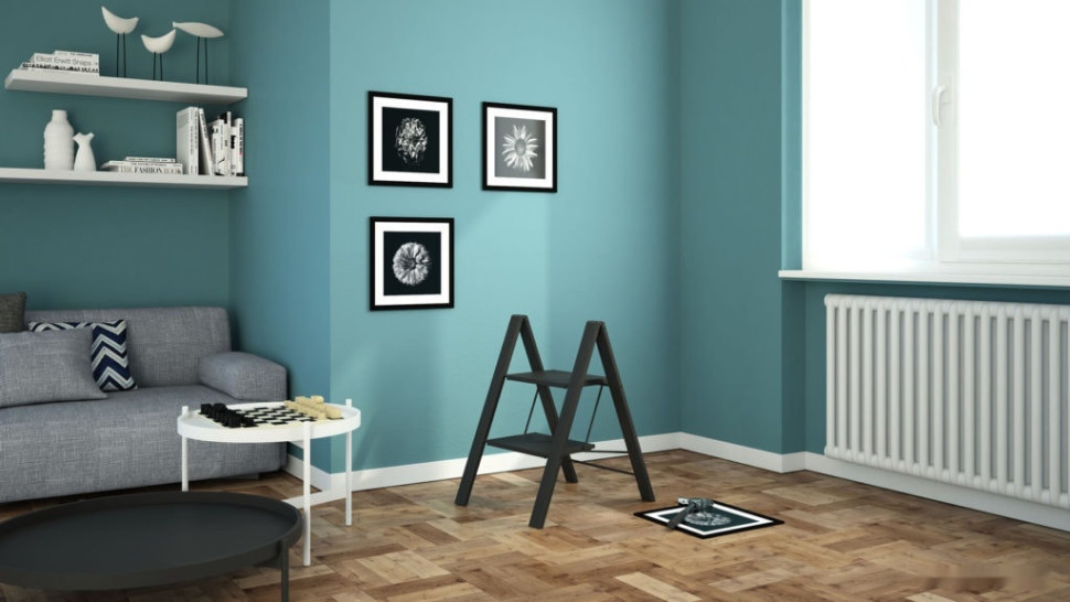 Лестница-стремянка Colombo Leonardo 2 G300A02W (2 ступени, черный) Лестница-стремянка Colombo Leonardo 2 G300A02W (2 ступени, черный)