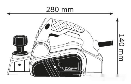 Электрорубанок Bosch GHO 6500 Professional [0601596000]