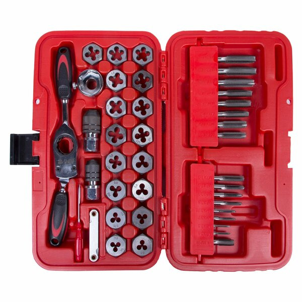 Набор плашек и метчиков Мастак 351-00040C Набор плашек и метчиков Мастак 351-00040C