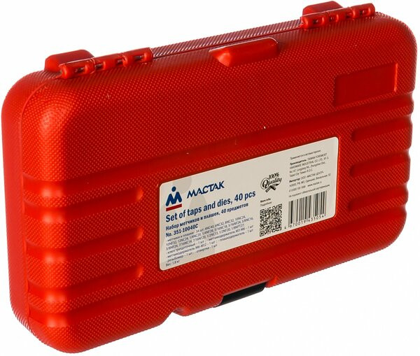 Набор плашек и метчиков Мастак 351-00040C Набор плашек и метчиков Мастак 351-00040C