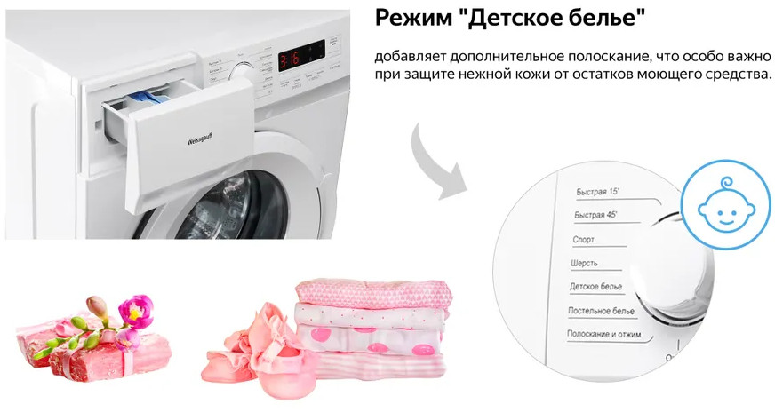 Стиральная машина Weissgauff WM 4106 D Стиральная машина Weissgauff WM 4106 D