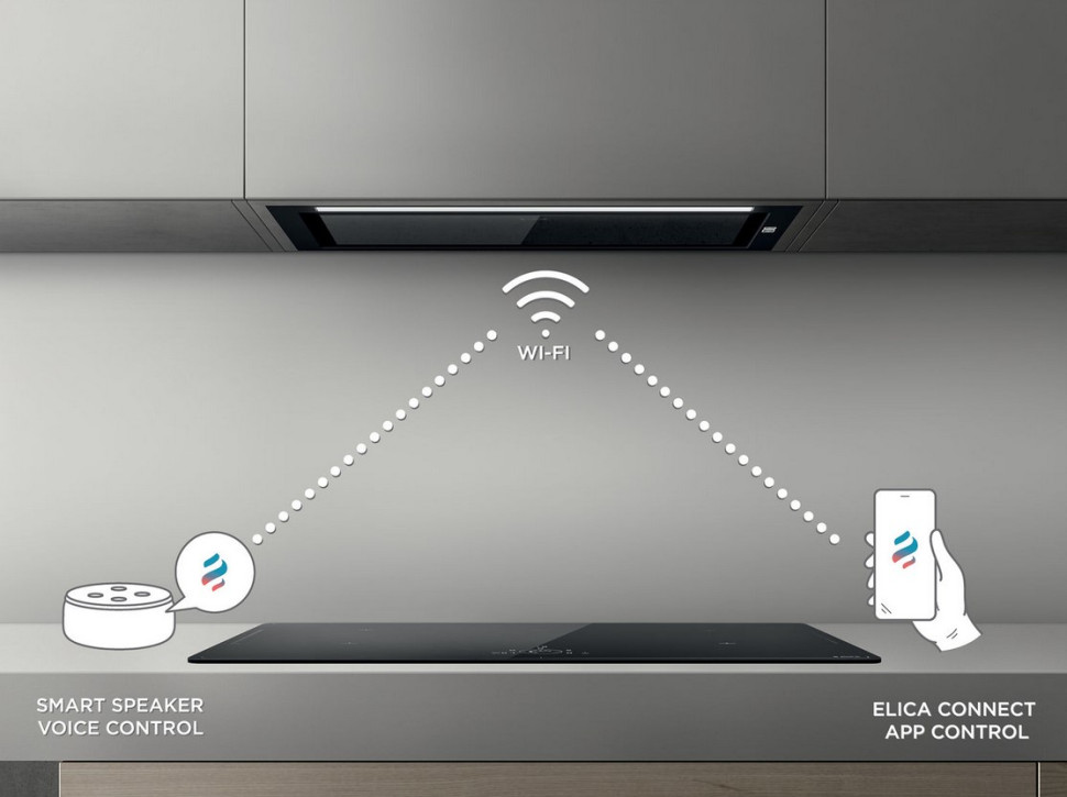 Вытяжка Elica HIDDEN 2.0 BLGL/A/90 Вытяжка Elica HIDDEN 2.0 BLGL/A/90