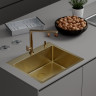 Кухонная мойка Roxen Simple PVD gold 560220-60G Кухонная мойка Roxen Simple PVD gold 560220-60G