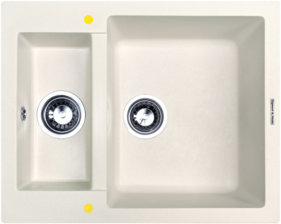Кухонная мойка Zigmund & Shtain RECHTECK 600.2 (Индийская ваниль)