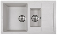 Кухонная мойка Zorg Luka 78-2 (серый бетон)
