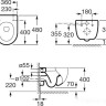 Унитаз Roca Meridian-N Compacto (346248000) без крышки