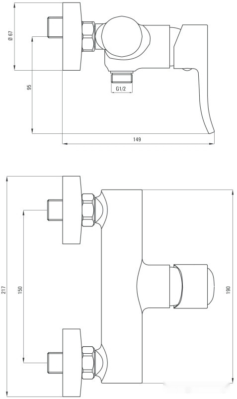 Смеситель Deante Werbena BCW 040M Смеситель Deante Werbena BCW 040M