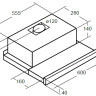 Вытяжка CATA TF-2003 60 GBK/B 02017203