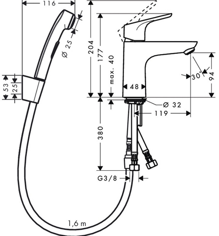 Смеситель Hansgrohe Focus 31927000
