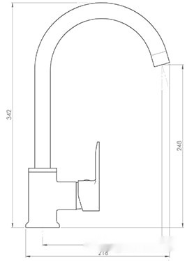 Смеситель Inan Kehribar M2304