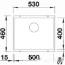 Кухонная мойка Blanco Subline 500-U Black Edition 526340 (черный)