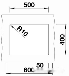 Кухонная мойка Blanco Subline 500-U Black Edition 526340 (черный)