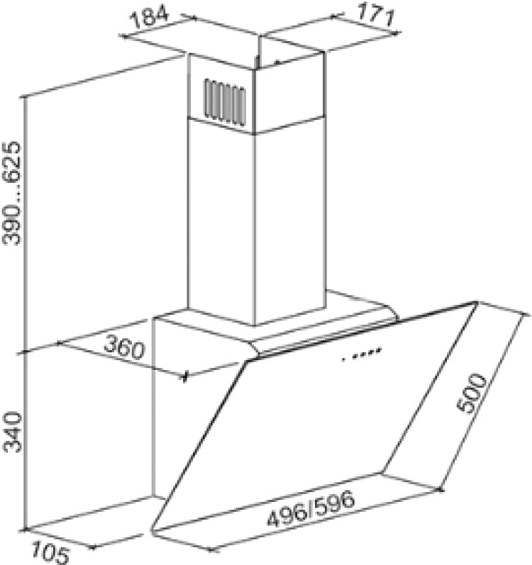 Вытяжка ZorG Technology Polo 60 S (белый, 700 куб. м/ч)
