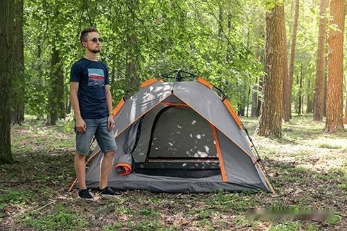 Палатка Sundays ZC-TT035-3 (темно-серый/желтый) Палатка Sundays ZC-TT035-3 (темно-серый/желтый)