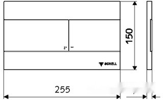 Панель смыва Schell Place 030702899