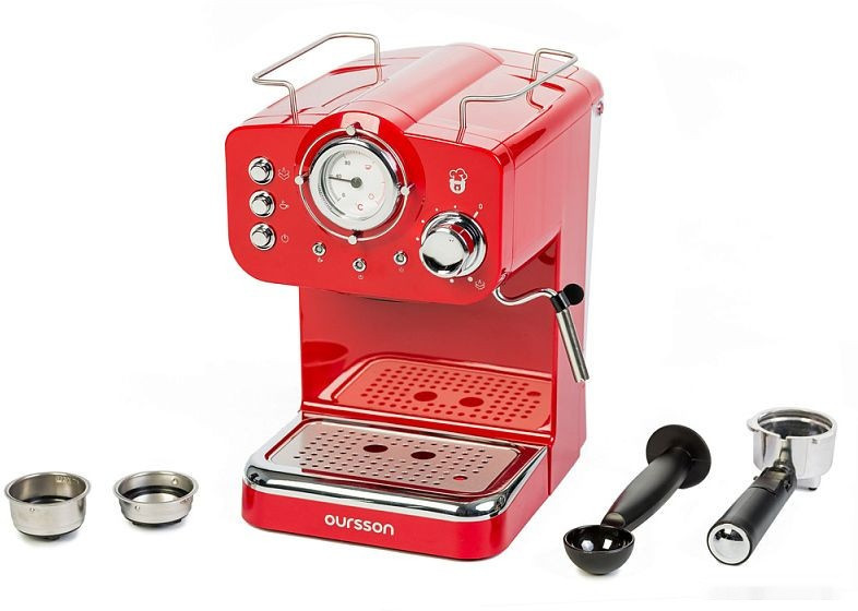 Рожковая кофеварка Oursson EM1510/RD Рожковая кофеварка Oursson EM1510/RD
