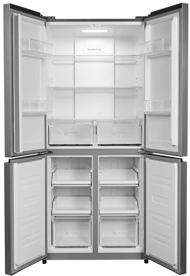 Холодильник с морозильником Hyundai CM45083F нержавеющая сталь Холодильник с морозильником Hyundai CM45083F нержавеющая сталь