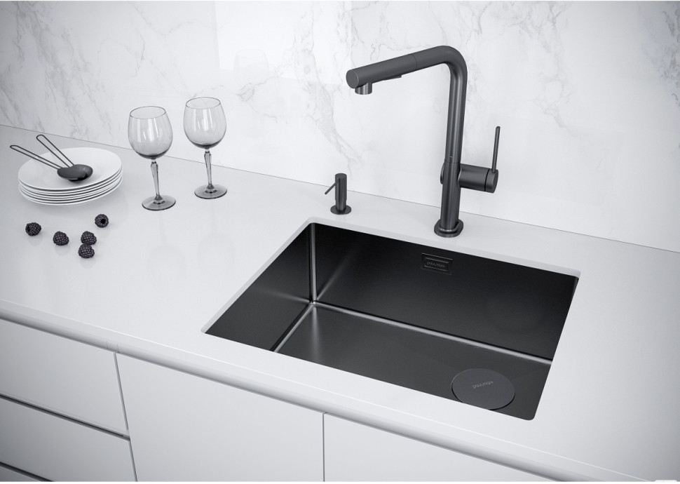 Кухонная мойка Paulmark NEXT-SKEW-540 PM885444-GM Кухонная мойка Paulmark NEXT-SKEW-540 PM885444-GM