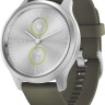 Гибридные умные часы Garmin Vivomove Style (серебристый/зеленый)