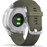 Гибридные умные часы Garmin Vivomove Style (серебристый/зеленый)