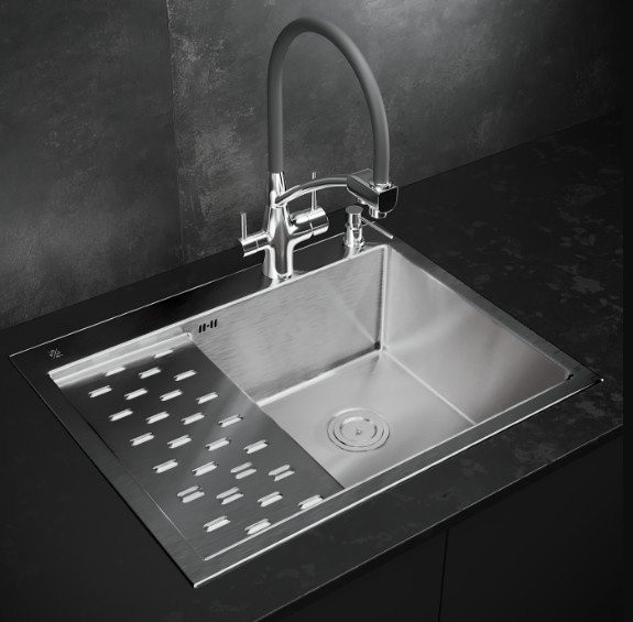 Кухонная мойка РМС MRK-6350R (с дозатором) Кухонная мойка РМС MRK-6350R (с дозатором)
