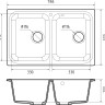 Кухонная мойка GranFest GF-S780K (черный) Кухонная мойка GranFest GF-S780K (черный)