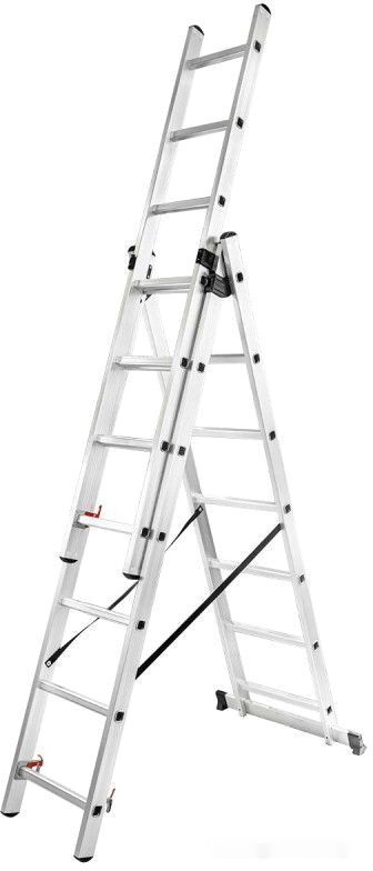 Лестница-трансформер ForceKraft BL-E312 (3x12 ступеней)