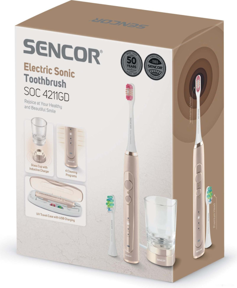 Электрическая зубная щетка Sencor SOC 4211GD