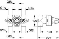 Смеситель Grohe Grohtherm XL 35003000
