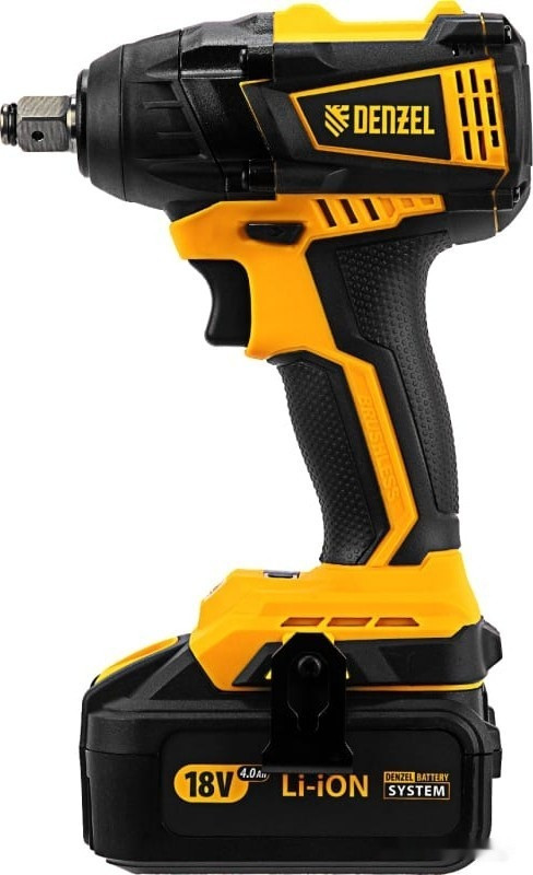Гайковерт Denzel CIW-IB-300 26501 (с 1-им АКБ, кейс, набор оснастки)