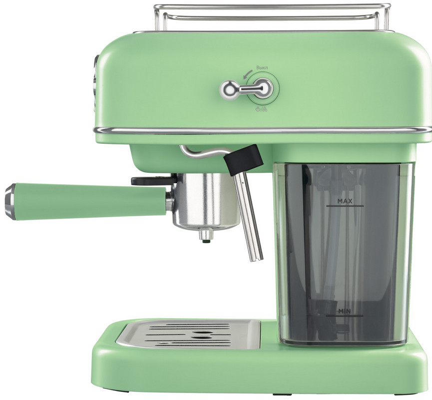Рожковая кофеварка Tesler ECM-245 green Рожковая кофеварка Tesler ECM-245 green