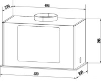 Вытяжка Weissgauff Aura 1200 Remote (White)