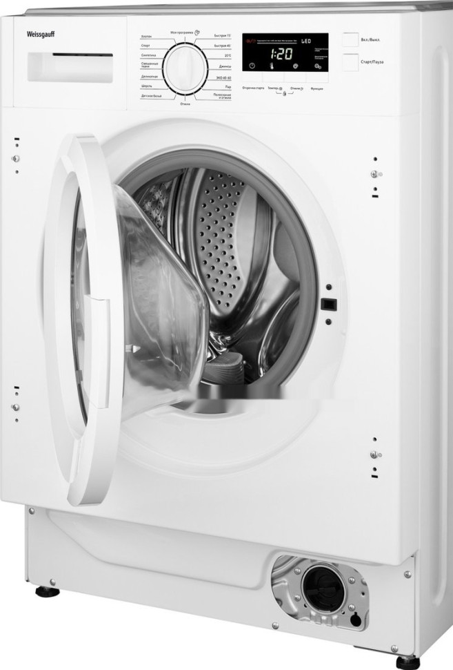 Стиральная машина Weissgauff WMI 6147 Inverter Steam Стиральная машина Weissgauff WMI 6147 Inverter Steam