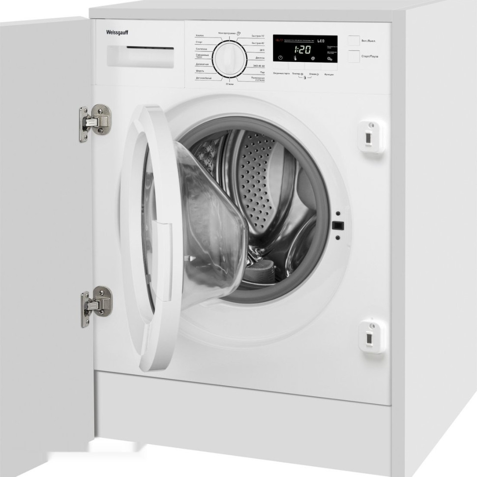 Стиральная машина Weissgauff WMI 6147 Inverter Steam Стиральная машина Weissgauff WMI 6147 Inverter Steam