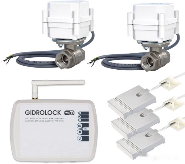 Набор защиты от протечек Gidrolock Wi-Fi Tiemme 1/2"
