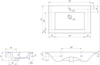 Умывальник Kirovit Оскар 850